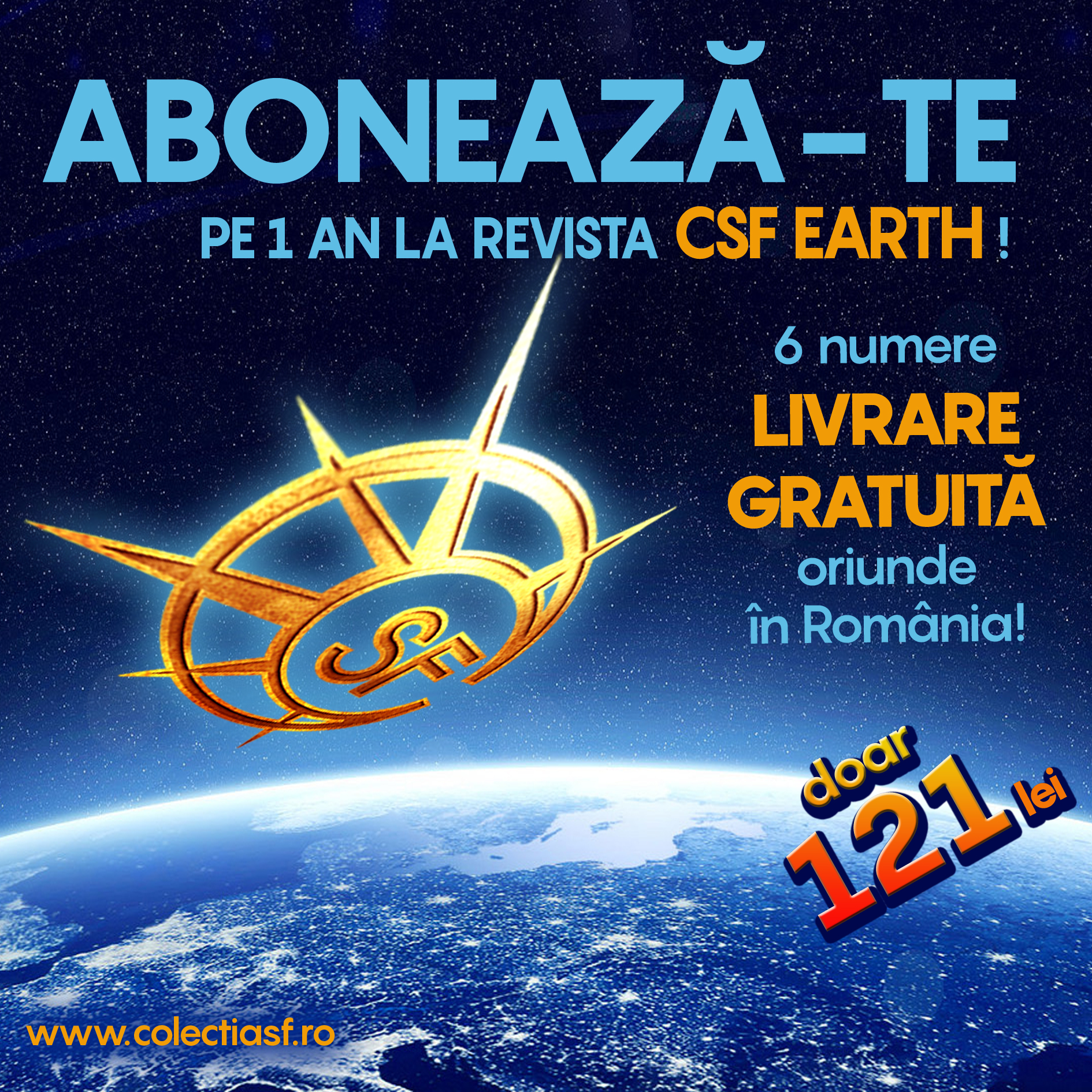 Abonament CSF Earth - 6 numere
